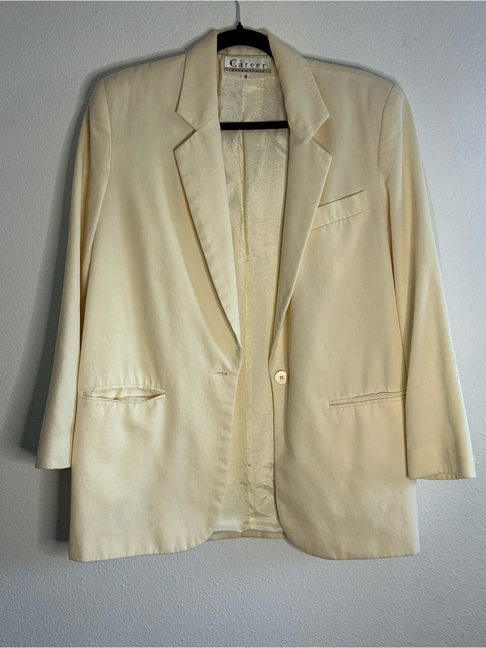 Career Essentials Women's Blazer - Single-Button Tailored Jacket